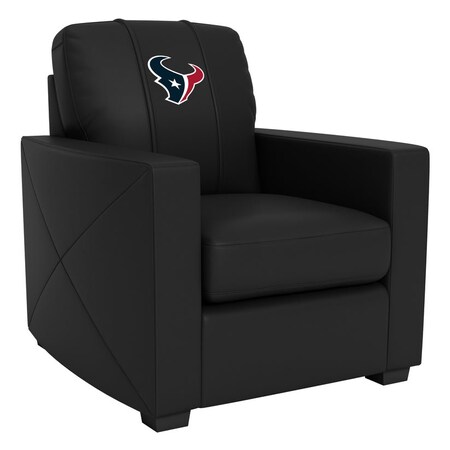 Dreamseat Silver Club Chair with Houston Texans Primary Logo XZ7759002CHCDBK-PSNFL20060